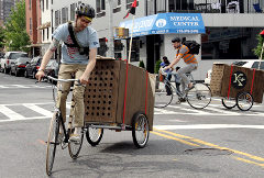 Bike and coffee cart